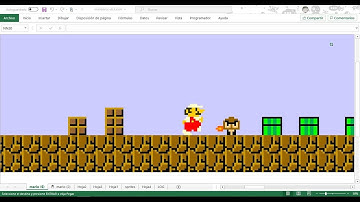 マイクロソフトエクセルのマリオブラザーズ