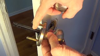 How to Install a Bedroom/Bathroom Privacy Door Lock