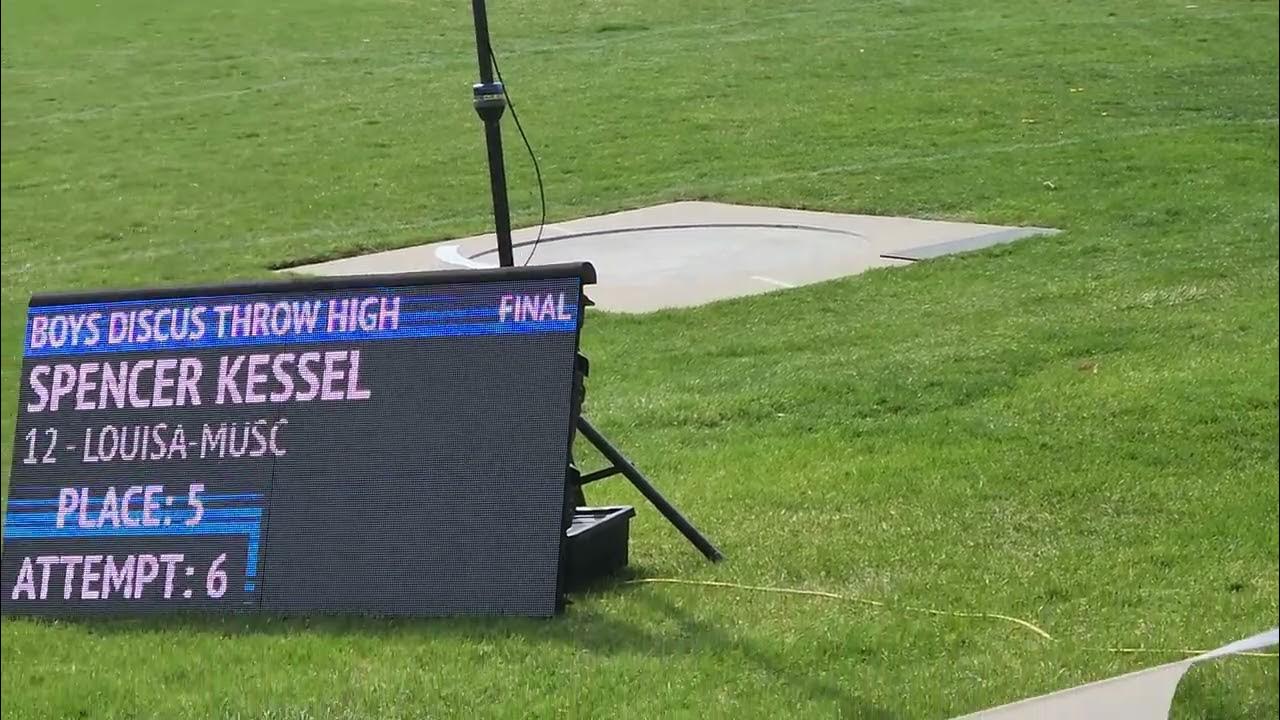 Spencer Kessel, Drake Relays, Des Moines, Iowa Disc YouTube