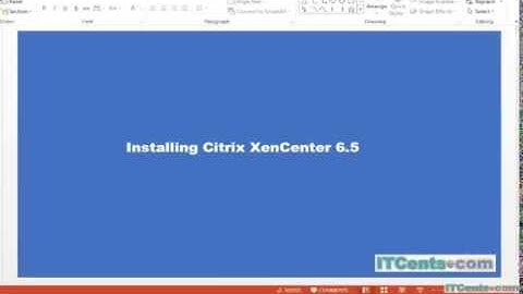 5-Installing XenCenter 6.5 SP1