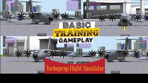 Turboprop Flight Simulator|| Basic Training Gameplay|| (FHD)|| 
