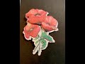 Crafter's Companion Decoupage Poppy flower so pretty