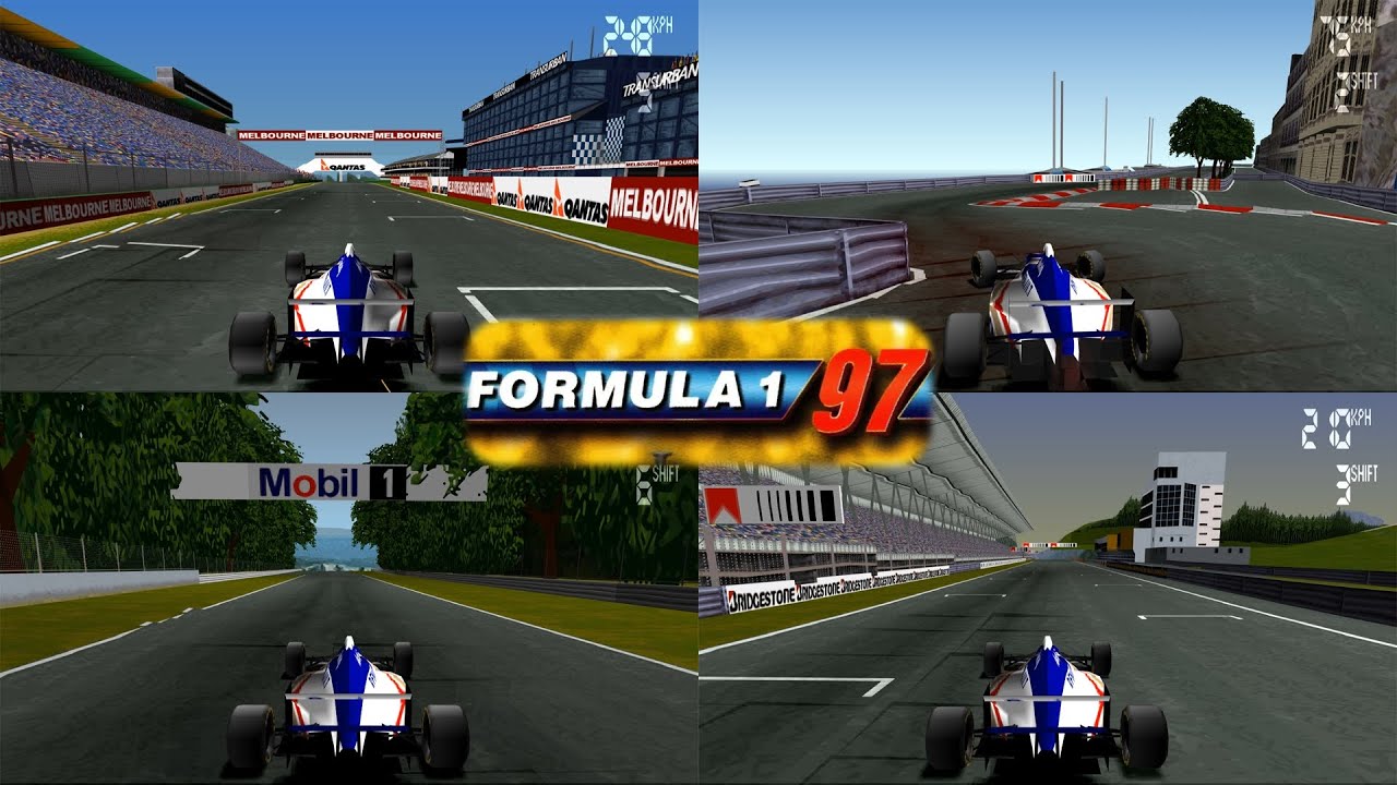 Formula 1 97 (PS1) - Все Гоночные Трассы