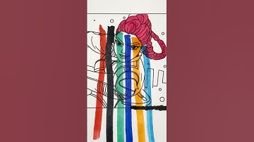 K-pop Demon Hunters Coloring #transition #drawing #coloring #rumi #kpop #kpopdemonhunters #shorts