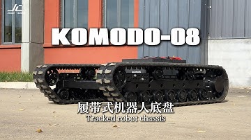 Military tracked robot chassis.