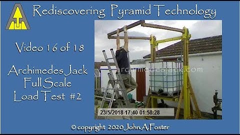 Pyramid building with Archimedes Jacks - 16/18