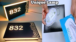 How To Make Decorative Lamp | Antique Lamp 1| Diy Decor Light |  Decoration Lighting Ideas | At Home