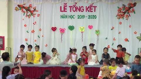 NỤ CƯỜI XINH - Các bé NHÀ TRẺ A múa TK năm học 2019-2020