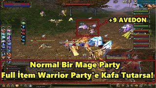 Normal Bir Mage Party, Full İtem Warrior Party'e Kafa Tutarsa! | Knight Online