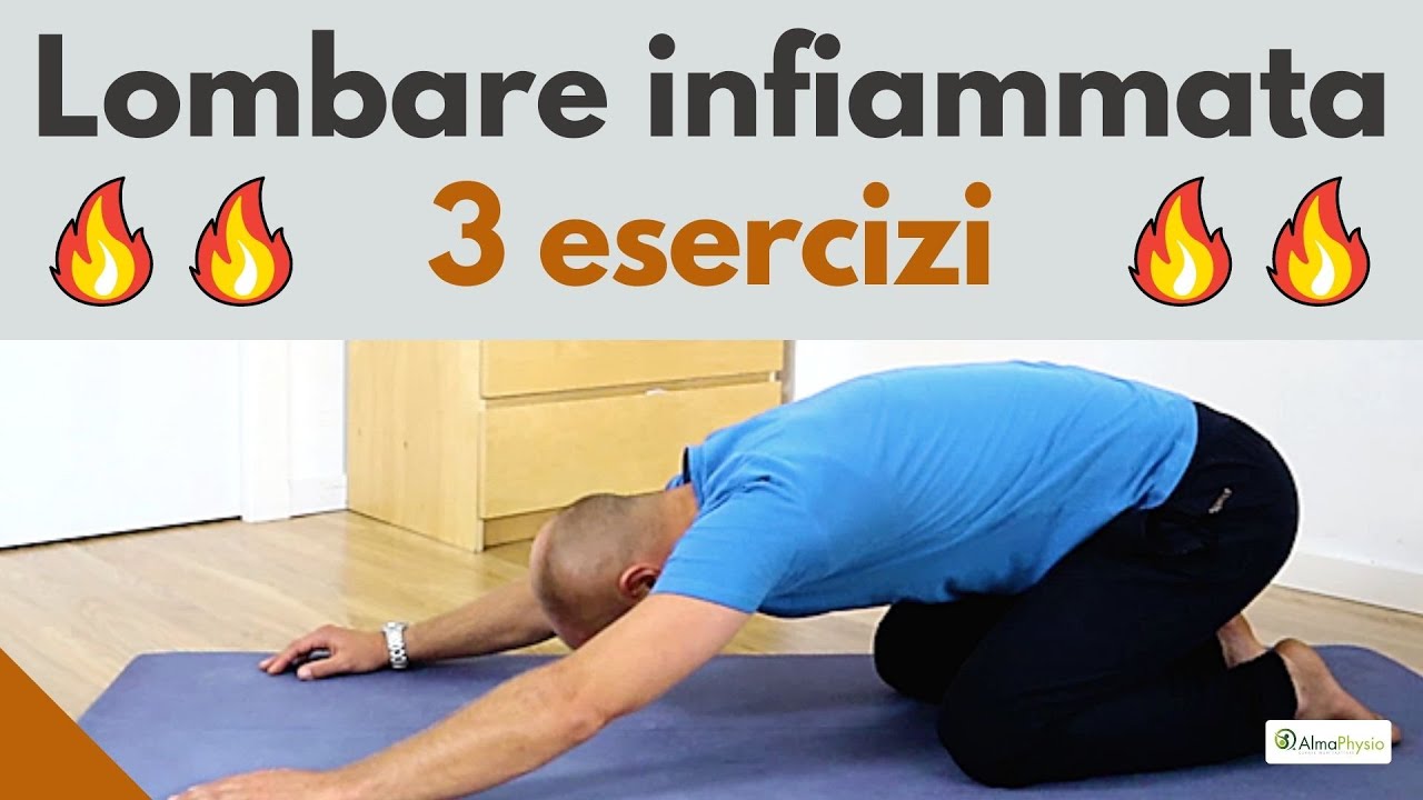 🔥 Lombare infiammata 🔥 : 3 esercizi