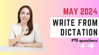 May Write From Dictation - PTE Prediction Questions 2024