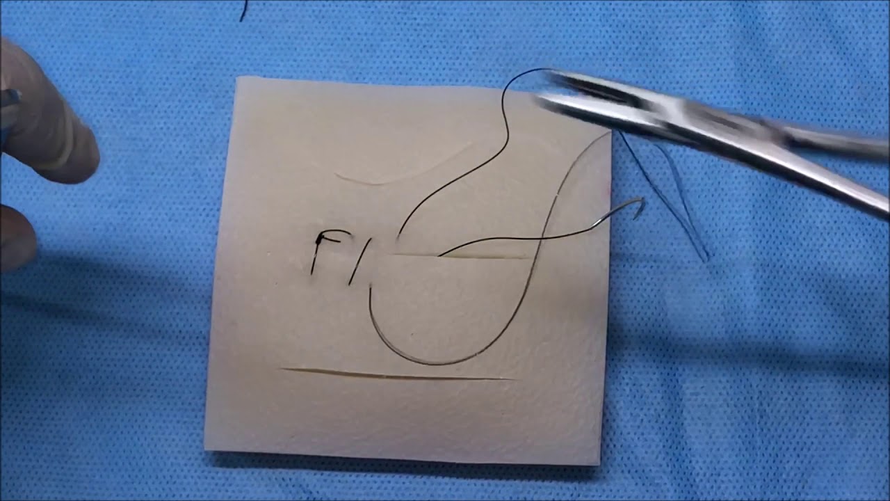 Padrão de sutura: Simples Contínuo