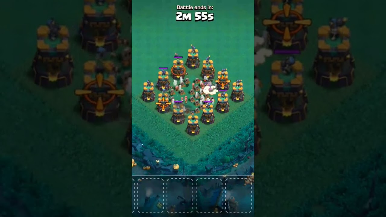 Deadly Bomb Tower Base Vs 50 Villagers 