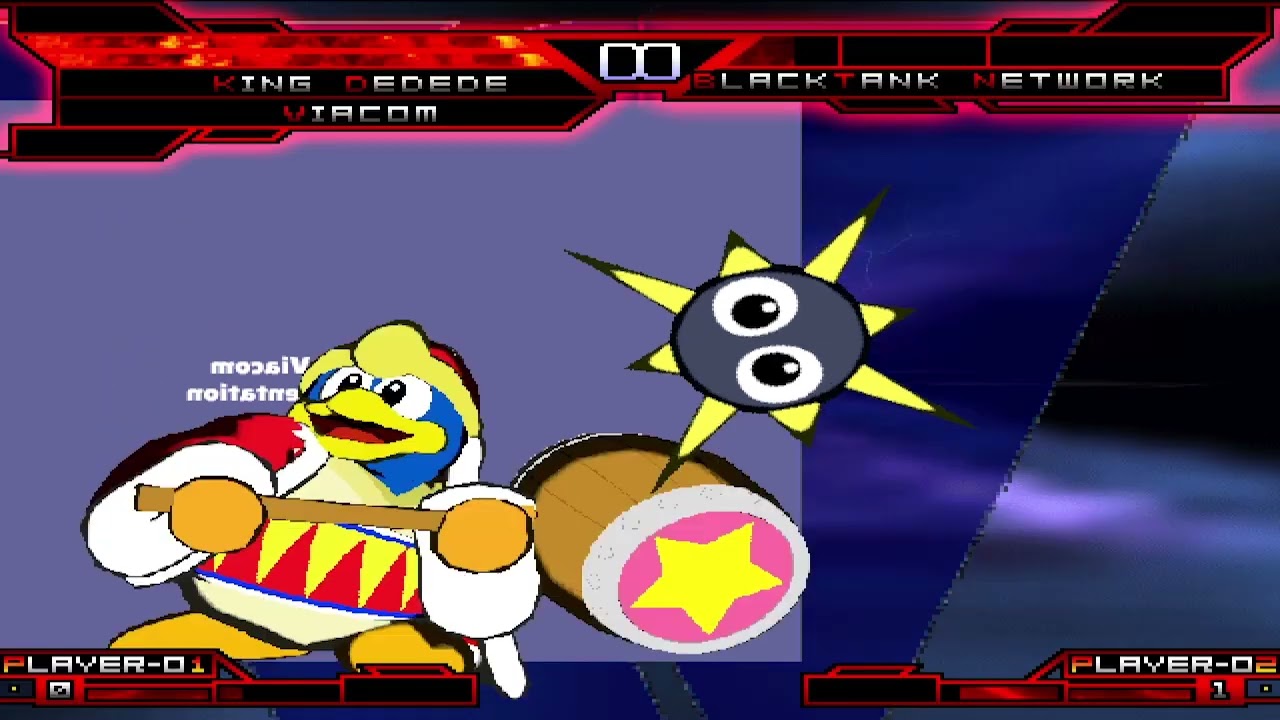 KOF MUGEN Tag King deedee & viacom vs blacktank Network punching bag