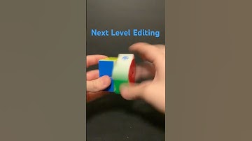 Rubik’s Cube Editing To The Next Level. 🤩.  #cubing #cube #rubikscube