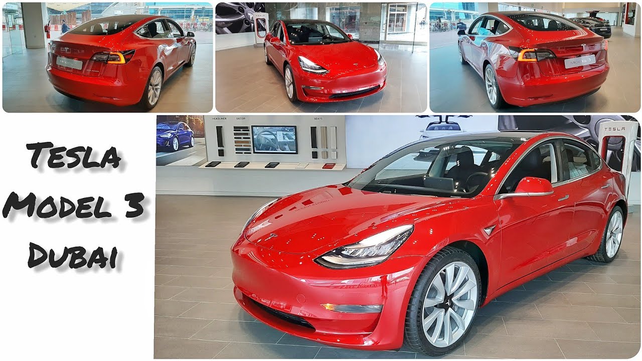 Tesla Model 3 Dubai Best Electric Car teslamodel3 YouTube