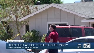 Teen shot at Scottsdale house party