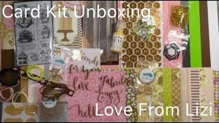 Unboxing Love From Lizi March Card Kit
