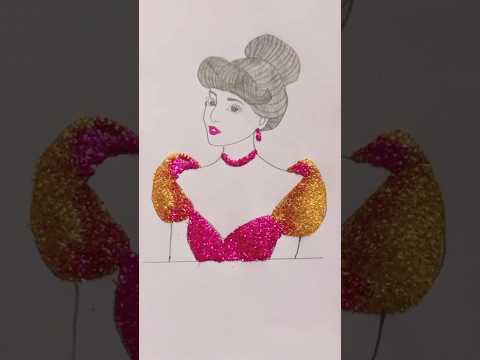 What is the princess's name?💓 👰#shorts #art #drawing #creative #draw #girldrawing #smile #trending