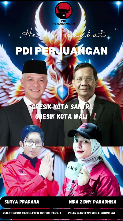 Surya Pradana & Nida Zidny Paradhisa Caleg DPRD Gresik & Pijar Banteng Muda Indonesia
