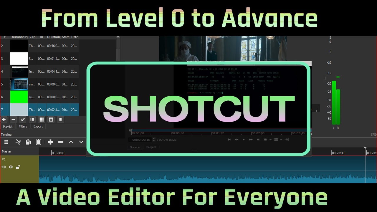 shotcut video editor zoom