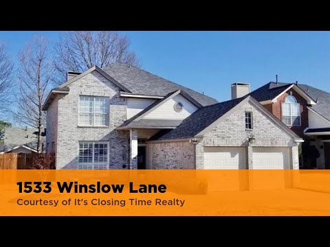 1533 Winslow Lane, Grapevine, TX home video tour