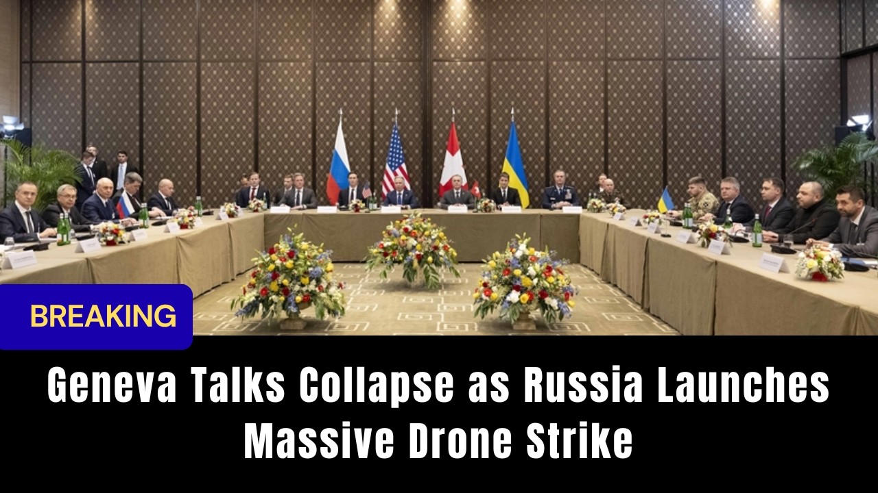 US-Brokered Russia–Ukraine Peace Talks End With No Breakthrough