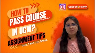 How to do assignments in UCW | How to pass in course | MBA | How to get good marks | More than 72%