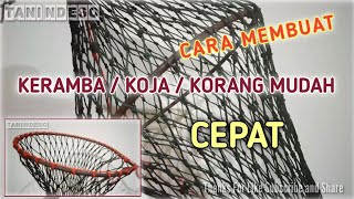 Cara  Membuat Koja ikan, keramba, Korang dari bahan jadi