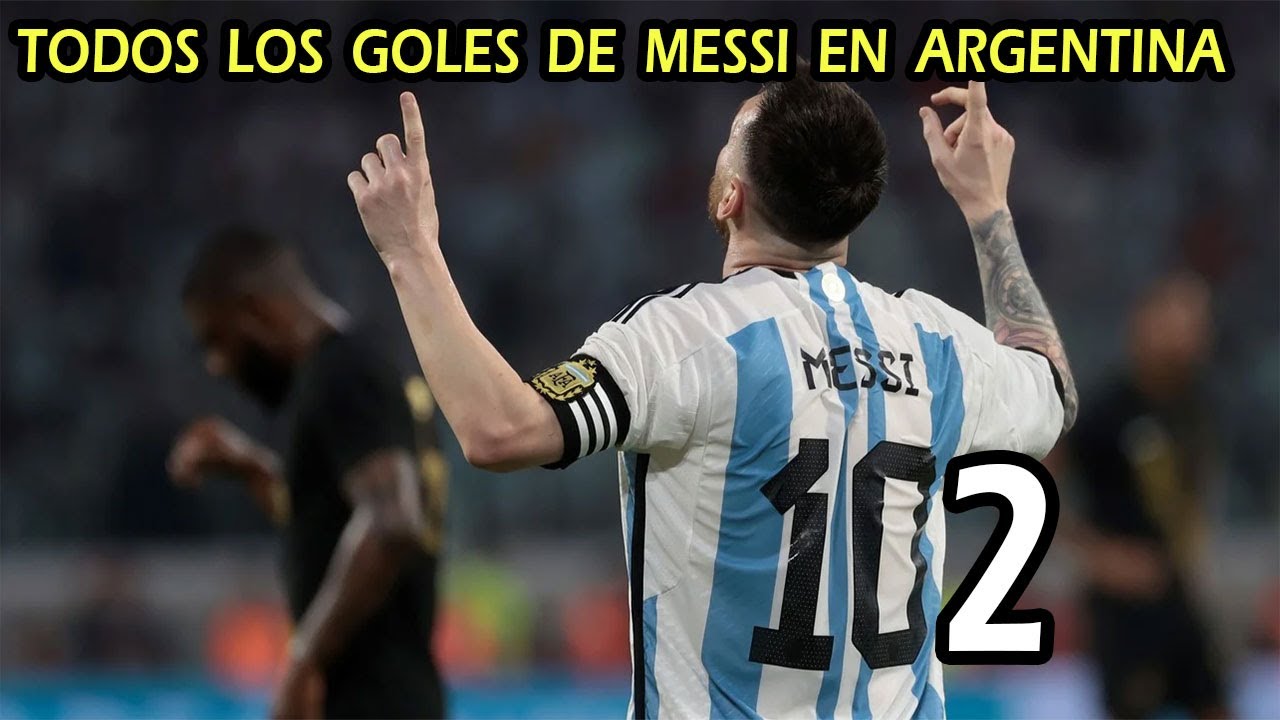 Los 102 Goles de Messi en Argentina con Relatos - YouTube