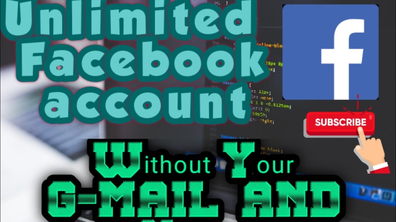 CREATE UNLIMITED FACEBOOK ACCOUNT// WITHOUT ANY G-MAIL AND NUMBER Like account HACK - YouTube