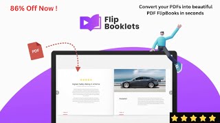 Flipbooklets Review | Create PDF Flipbooks in Seconds | Flipbooklets Lifetime Deal | Saas Deals Pro