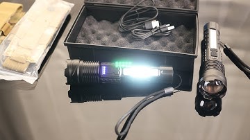Cinlinso Flashlight High Lumens Rechargeable 2 Pack