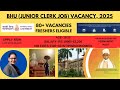 🔥 Permanent Post|Junior Clerk Vacancy 2024 | Govt Job in Banaras Hindu University | Apply Now! 🚀