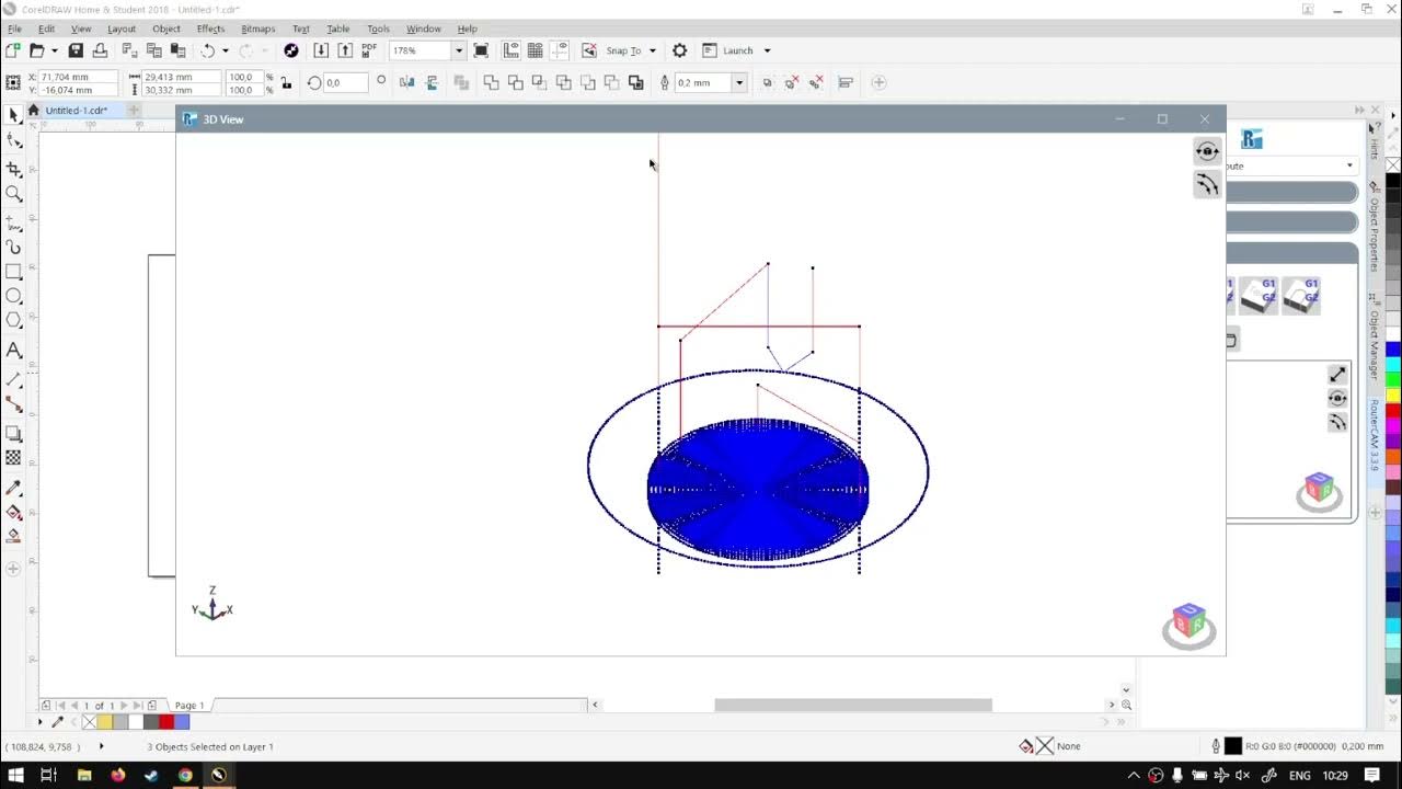 CorelDraw RouterCAM Navigating the 3D Visualization Panel (Part 9
