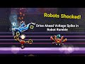 Robots Shocked Drive Ahead Robot Rumble Event W Voltage Spike 
