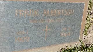 Frank Albertson Grave Holy Cross Cemetery Culver City Los Angeles California April 29, 2026