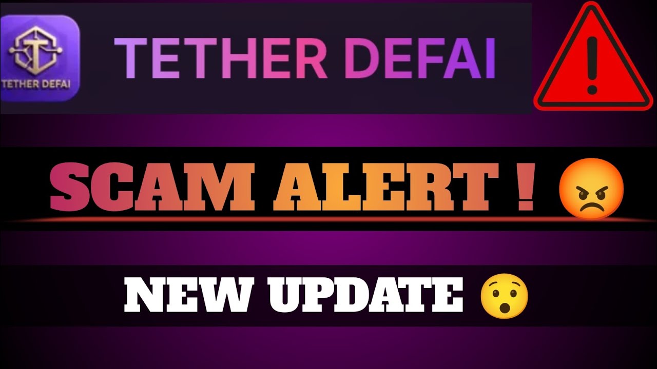 Tether Defai decentralized system new update| SCAM ALERT | span kam karo