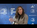 Sene Naoupu message after winning Energia Women's Rugby Award | 2019 Leinster Rugby Awards Ball