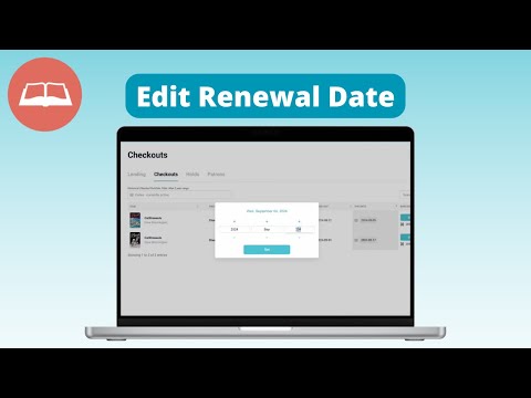 Libib Pro Edit Renewal Date Tutorial