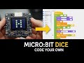 How to make a dice 🎲 on your Microbit project tutorial #microbitcoding #microbit #microbitproject