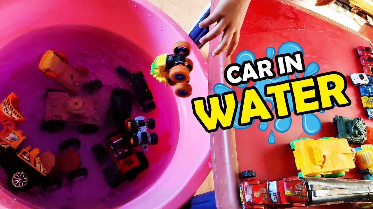 Car were thrown into colorful water | AMF FUN - YouTube