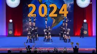 Mac's Cheer Senior Starz Worlds 2024 Day 2 Semifinals