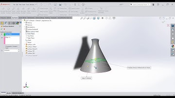 RADIATE SURFACE SolidWorks 2020 | MAIJALA WILL | EDG 4111