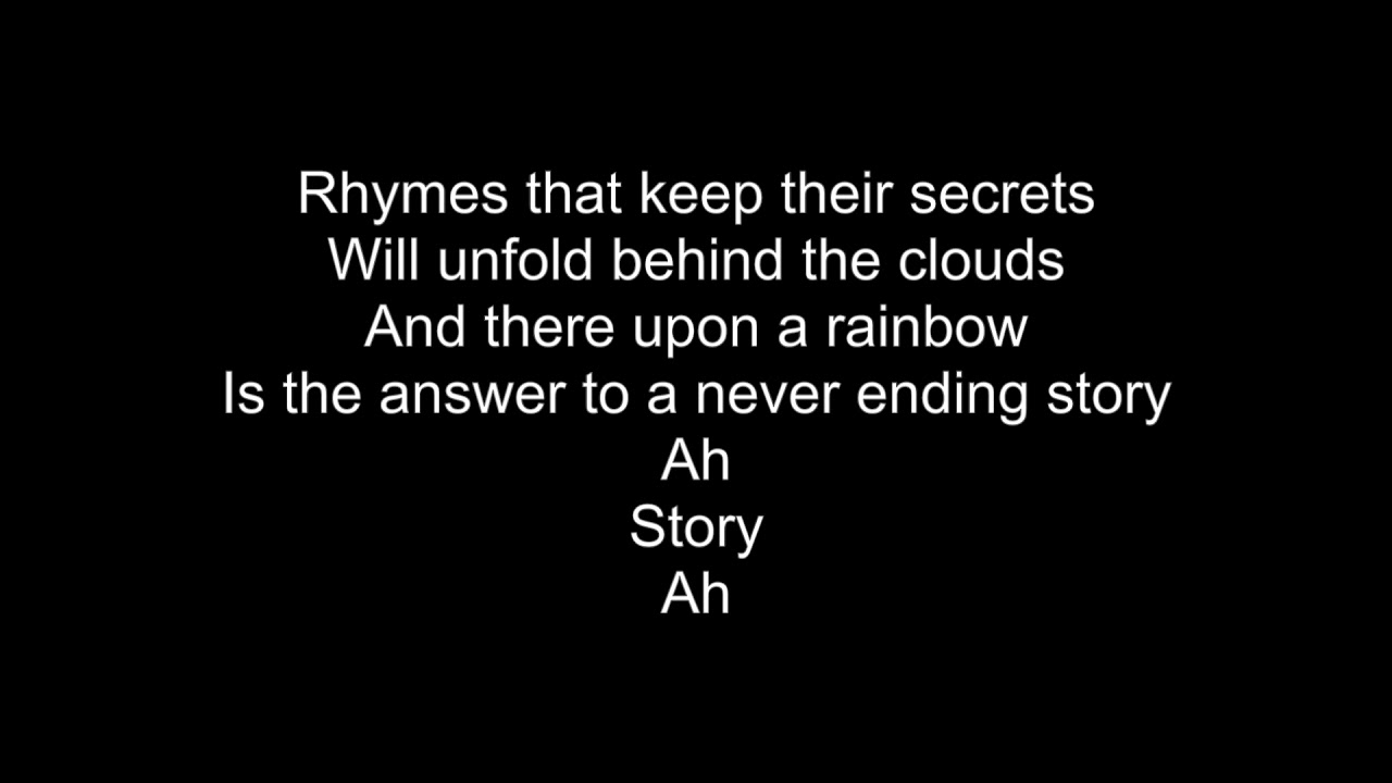 Limahl Never Ending Story Lyrics YouTube