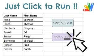 Run Your Apps Script Program from a Button on Your Google Sheet