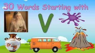 30 Words Starting with Letter V ||  Letter V words || Words that starts with V