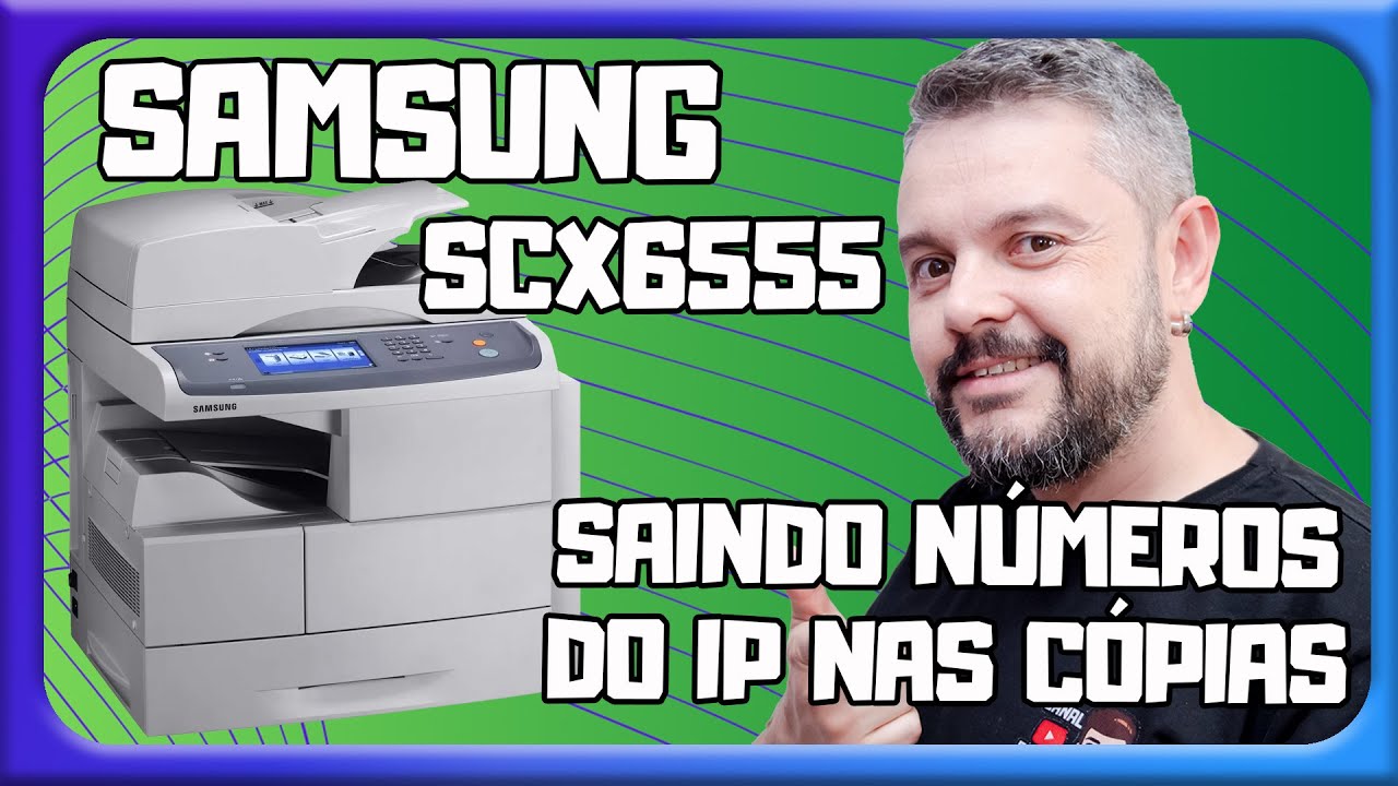Todas as cópias imprimindo com endereço IP - SCX 6555 - YouTube