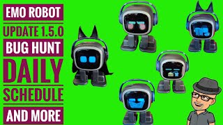 EMO Robot Update 1.5.0 Bug Hunt Daily Schedule New Achievements Auto Update Preference Settings screenshot 2