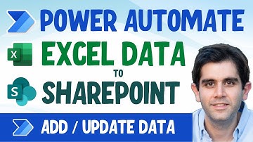 Add & Update Excel Data to SharePoint List using Power Automate | Excel Import using flow